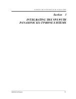 Preview for 39 page of Panasonic KX-TVP50 Installation Manual