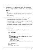 Предварительный просмотр 62 страницы Panasonic KX-TVP50E Installation Manual