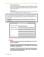 Preview for 6 page of Panasonic KX-TVS125 Installation Manual