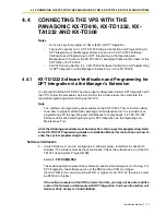 Preview for 119 page of Panasonic KX-TVS125 Installation Manual