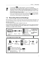 Preview for 7 page of Panasonic KX-TVS50 - 2 Port Voicemail System Subscriber'S Manual