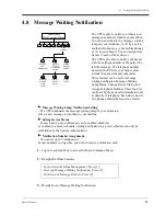 Предварительный просмотр 61 страницы Panasonic KX-TVS75 Subscriber'S Manual