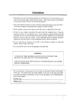 Preview for 2 page of Panasonic KX-TVS751 Installation Manual