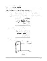 Предварительный просмотр 43 страницы Panasonic KX-TVS751 Installation Manual