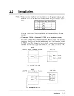 Предварительный просмотр 45 страницы Panasonic KX-TVS751 Installation Manual