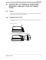 Preview for 35 page of Panasonic KX-TVS80 Installation Manual