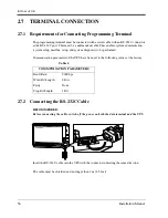 Предварительный просмотр 36 страницы Panasonic KX-TVS90 Installation Manual