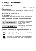 Предварительный просмотр 6 страницы Panasonic KX-UDS124CE Important Information Manual