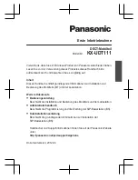 Preview for 15 page of Panasonic KX-UDT111 Getting Started