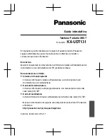 Предварительный просмотр 59 страницы Panasonic KX-UDT131 Getting Started