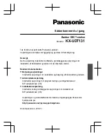 Предварительный просмотр 103 страницы Panasonic KX-UDT131 Getting Started