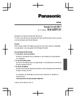 Предварительный просмотр 117 страницы Panasonic KX-UDT131 Getting Started