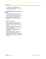 Preview for 8 page of Panasonic KX-UT113 Operating Instructions Manual