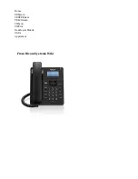 Предварительный просмотр 1 страницы Panasonic KX-UT136 User Manual