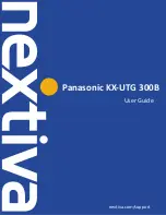 Предварительный просмотр 1 страницы Panasonic KX-UTG 300B User Manual