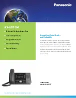 Preview for 1 page of Panasonic KX-UTG200 Brochure & Specs