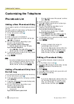 Preview for 36 page of Panasonic KX-UTG200 Operating Instructions Manual