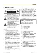 Preview for 11 page of Panasonic KX-VC1300 User Manual