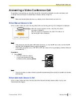 Preview for 47 page of Panasonic KX-VC300 Operating Instructions Manual