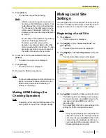 Preview for 111 page of Panasonic KX-VC300 Operating Instructions Manual