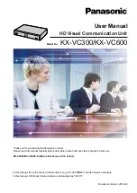 Preview for 1 page of Panasonic KX-VC300 User Manual