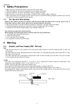 Preview for 4 page of Panasonic KX-WT115CE Service Manual