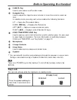 Предварительный просмотр 9 страницы Panasonic KX-WT125 Operating Instructions Manual