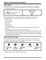 Предварительный просмотр 10 страницы Panasonic KX-WT125 Operating Instructions Manual