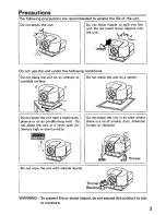 Preview for 3 page of Panasonic KXCCM780 - VIDEO TELCONFERENCI Operating Instructions Manual