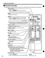 Preview for 16 page of Panasonic KXCM7800 - VIDEO TELECONFERENCI Operating Instructions Manual