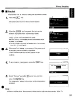 Preview for 37 page of Panasonic KXCM7800 - VIDEO TELECONFERENCI Operating Instructions Manual