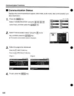 Preview for 58 page of Panasonic KXCM7800 - VIDEO TELECONFERENCI Operating Instructions Manual