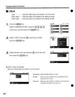 Preview for 82 page of Panasonic KXCM7800 - VIDEO TELECONFERENCI Operating Instructions Manual