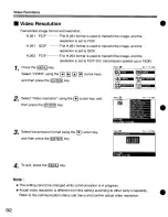 Preview for 92 page of Panasonic KXCM7800 - VIDEO TELECONFERENCI Operating Instructions Manual