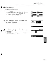 Preview for 99 page of Panasonic KXCM7800 - VIDEO TELECONFERENCI Operating Instructions Manual