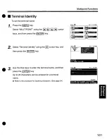 Preview for 101 page of Panasonic KXCM7800 - VIDEO TELECONFERENCI Operating Instructions Manual