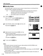 Preview for 110 page of Panasonic KXCM7800 - VIDEO TELECONFERENCI Operating Instructions Manual