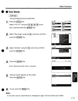 Preview for 111 page of Panasonic KXCM7800 - VIDEO TELECONFERENCI Operating Instructions Manual