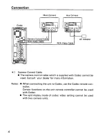 Предварительный просмотр 4 страницы Panasonic KXCPG100 - VIDEO TELECONFERENCI Operating Instructions Manual