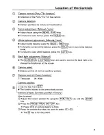 Preview for 7 page of Panasonic KXCPG100 - VIDEO TELECONFERENCI Operating Instructions Manual