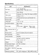 Preview for 9 page of Panasonic KXCPG100 - VIDEO TELECONFERENCI Operating Instructions Manual