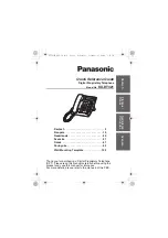 Panasonic KXDT321 - DIGITAL PROPRIETARY TELEPHONE Quick Reference Manual preview