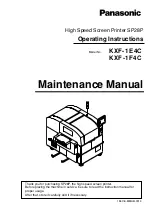 Preview for 1 page of Panasonic KXF-1E4C Operating Instructions Manual