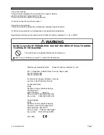 Preview for 3 page of Panasonic KXF-1F4C Operating Instructions And Installation Manual