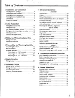 Preview for 3 page of Panasonic KXF1000 - FAX Operating Instructions Manual