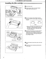 Preview for 4 page of Panasonic KXF1000 - FAX Operating Instructions Manual