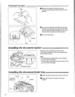 Preview for 6 page of Panasonic KXF1000 - FAX Operating Instructions Manual