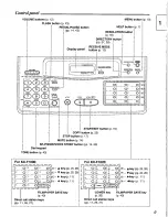 Preview for 9 page of Panasonic KXF1000 - FAX Operating Instructions Manual