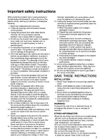 Preview for 3 page of Panasonic KXF1050 - FAX Operating Instructions Manual