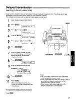 Preview for 33 page of Panasonic KXF1050 - FAX Operating Instructions Manual